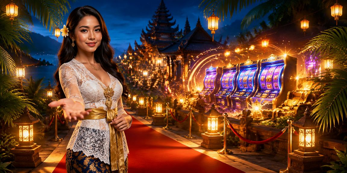 Suasana festival malam dengan lentera dan nuansa taruhan yang meriah